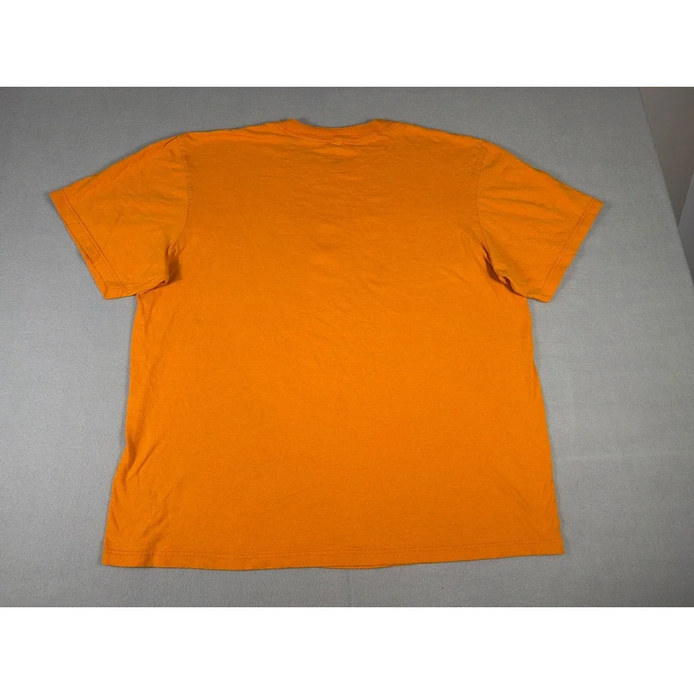 Adidas Tennessee Volunteers Mens 2XL Orange T-Shirt NCAA Vols Logo Short Sleeve‎